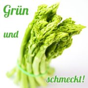 Grün und schmeckt, grüner Spargel erstmals, nur für eine kurze Zeit, Garlipp-Spargel