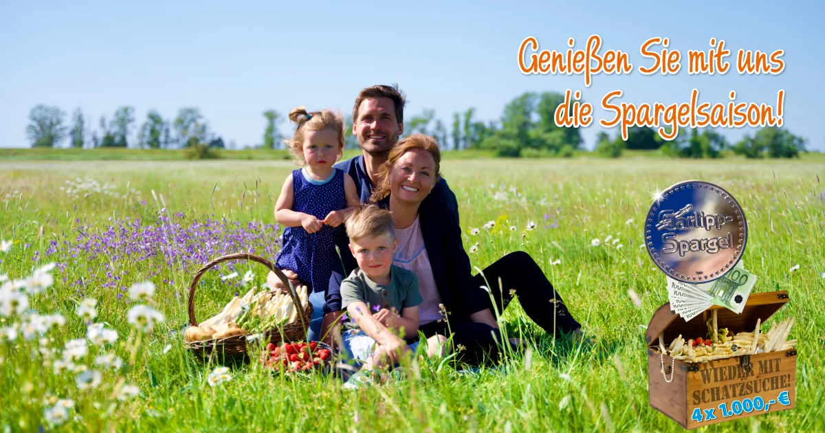 Garlipp-Spargel, genießen Sie mit uns die Spargelsaison!, Wieder mit Schatzsiche (4 Mal)