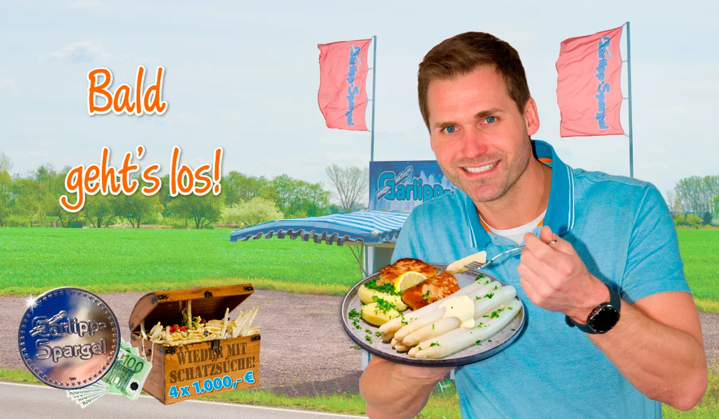 bald-gehts-los Bald geht's los! Es ist wieder so weit. Die Spargelernte naht. Bald wird der weiße und grüne Garlipp-Spargel wieder regional geerntet, damit Sie ihn frisch genießen können.